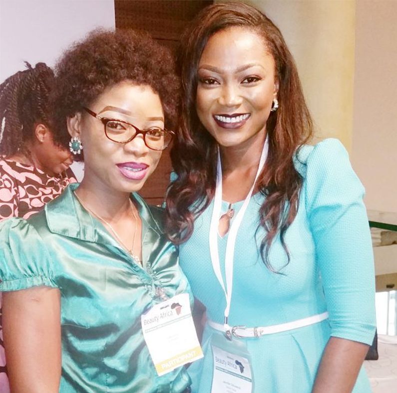 Jennifer Obiuwevbi od BellaNaija Beauty at the Beauty Africa Expo 2015 - Bellanaija - September016