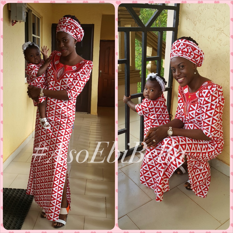 Kemi and baby Davina