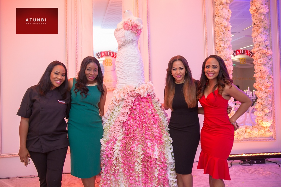 Lara - Eventi Cocktails, Ufuoma Udjoh - Baileys Nigeria Brand Manager, Christine Ogbeh - The Wedding Guru, Ink Eze - BellaNaija Weddings