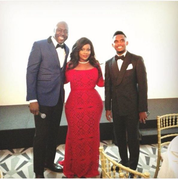 Hosts of the night Robert Brazza, Toolz  and Samuel Eto'o