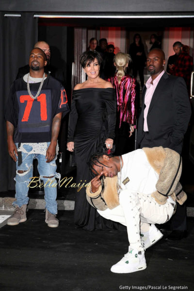 Kanye West, Kris Jenner, Corey Gamble & Travis Scott