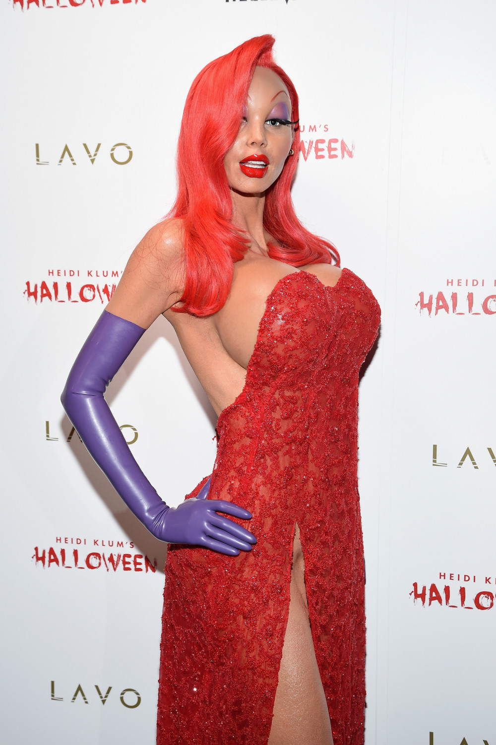NEW YORK, NY - OCTOBER 31: Heidi Klum attends Heidi Klum's 16th Annual Halloween Party sponsored by GSN's Hellevator And SVEDKA Vodka At LAVO New York on October 31, 2015 in New York City. (Photo by Nicholas Hunt/Getty Images for Heidi Klum)