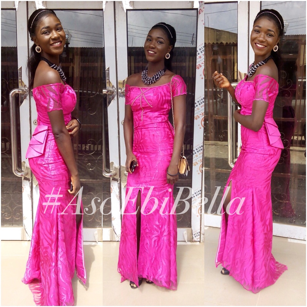 @bibiiire in dress by @damioyeku, Neck candy by @pheranmiii_