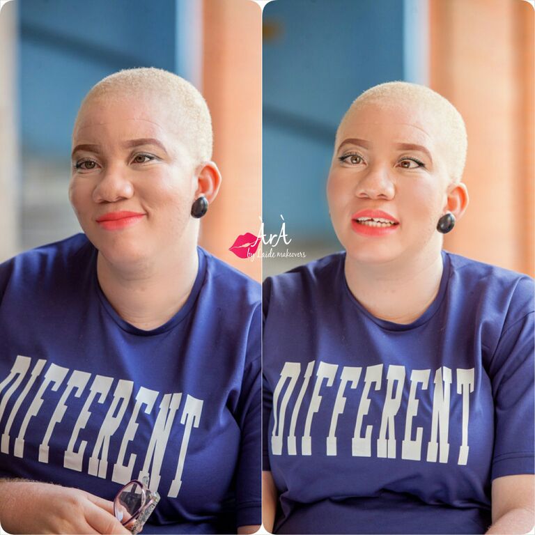 personlighed Jeg var overrasket komprimeret Yes, Albino Ladies Love Makeup Too! Ara by Laide & OAM Foundation raise  Awareness through Makeovers | BellaNaija