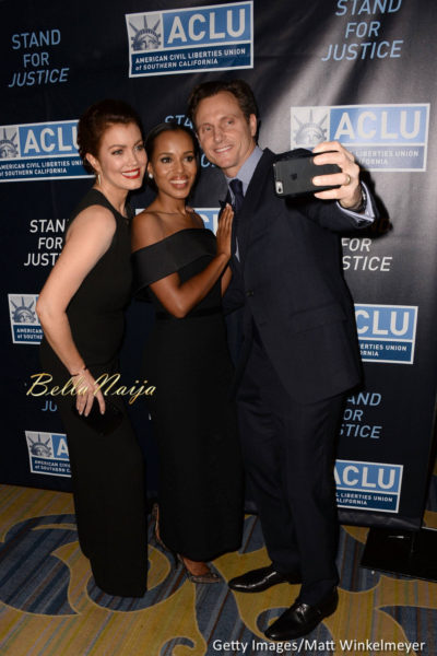 Bellamy Young, Kerry Washington & Tony Goldwyn