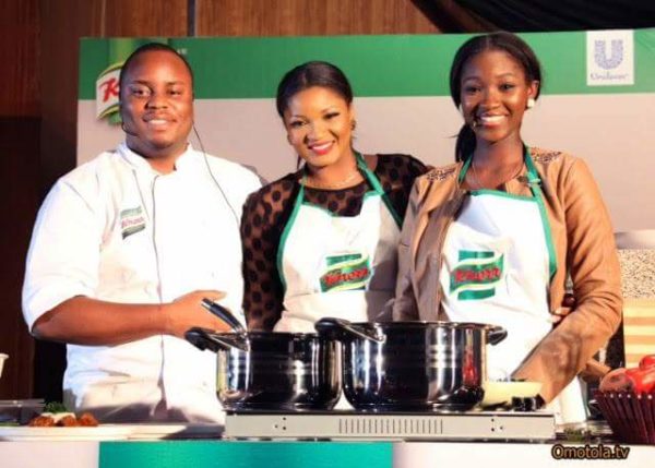 Chef Fregz, Omotola and Meraiah