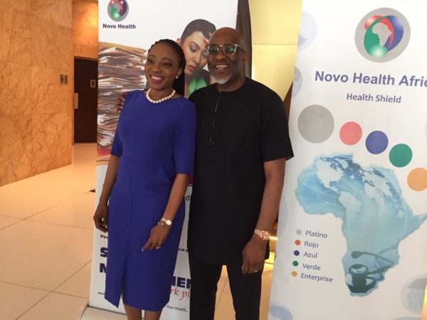 Dr Dorothy Jeff Nnamani with Lanre Olusola