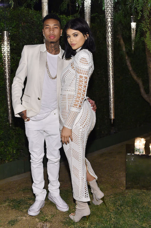 LOS ANGELES, CA - OCTOBER 23: Tyga and Kylie Jenner attend Olivier Rousteing & Beats Celebrate In Los Angeles at Private Residence on October 23, 2015 in Los Angeles, California. (Photo by Stefanie Keenan/Getty Images for Beats by Dre)