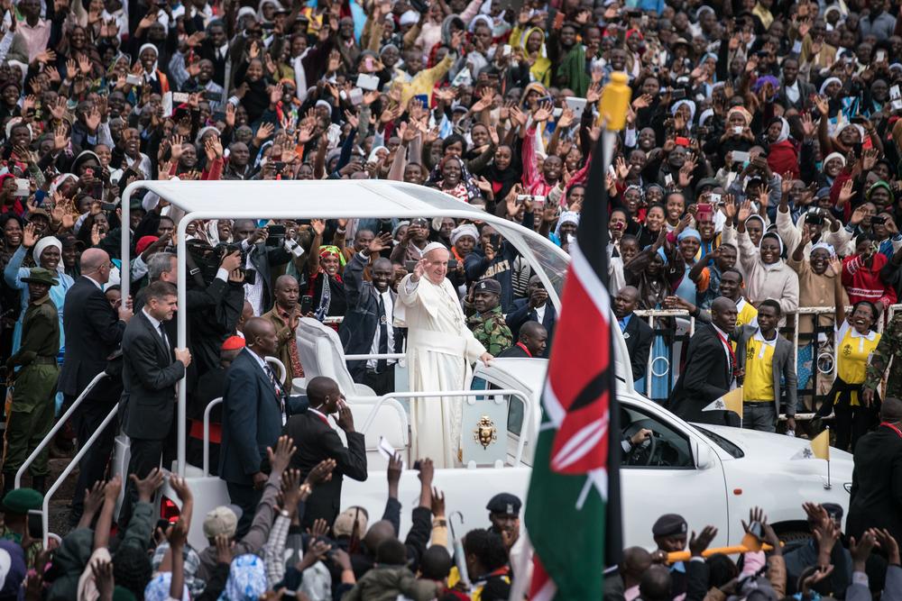 pope visit to kenya