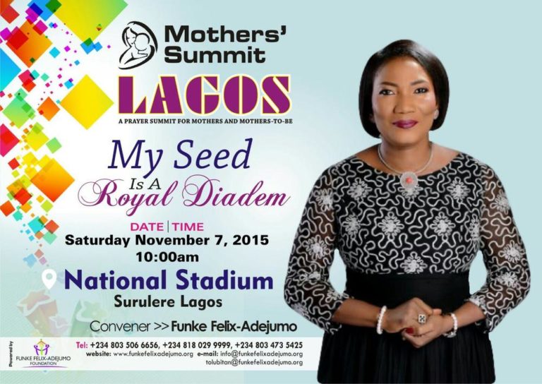 Come Secure the Destiny of your Children as Funke Felix ...