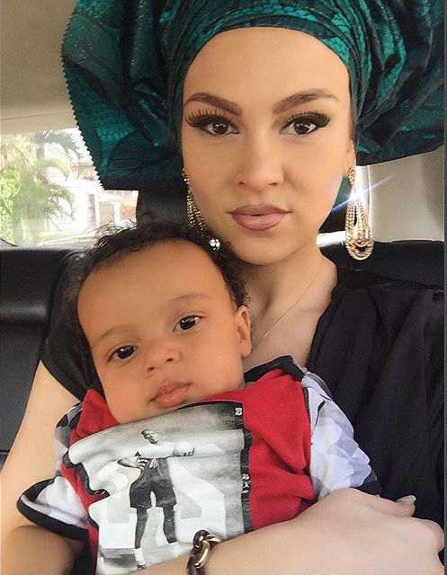 Ik Ogbonna wife Sonia and son