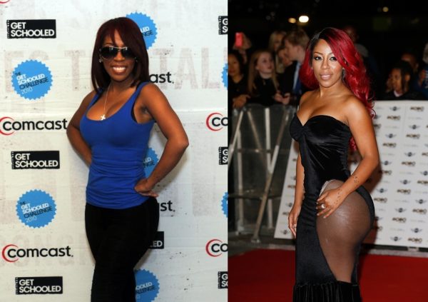 K. Michelle Before (2010) & After her Butt Implants