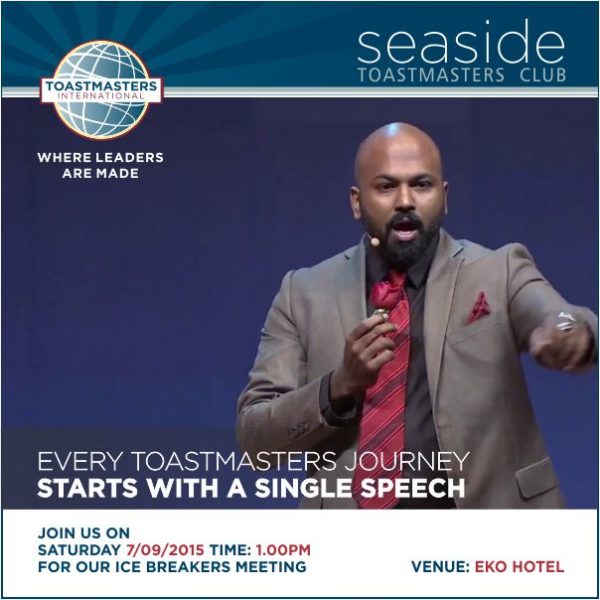 Seaside Toastmasters 7th Nov 2015