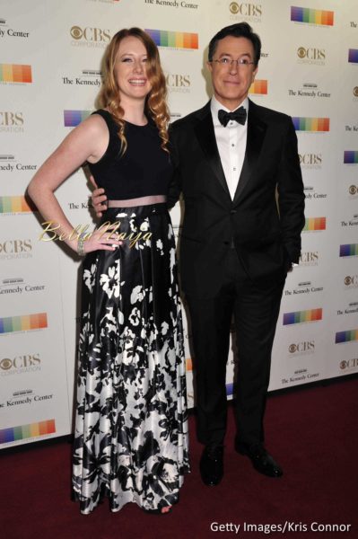 Stephen Colbert with his daughter Madeleine Colbert
