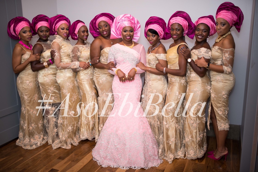 @asabe_hassan and her bridesmaids