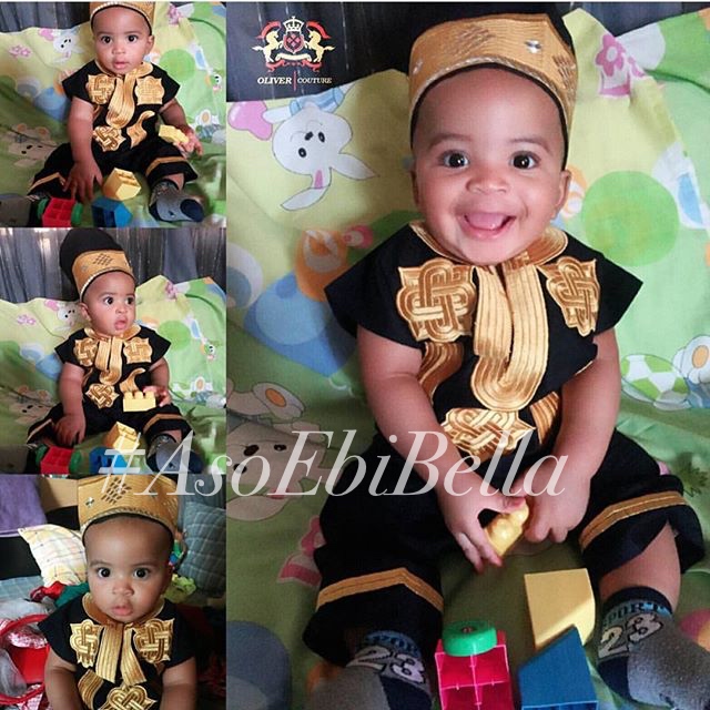 @gwanstephy's kid, outfit by @oliercouture