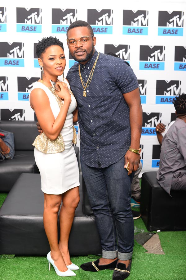 Falz and Chidinma backstage