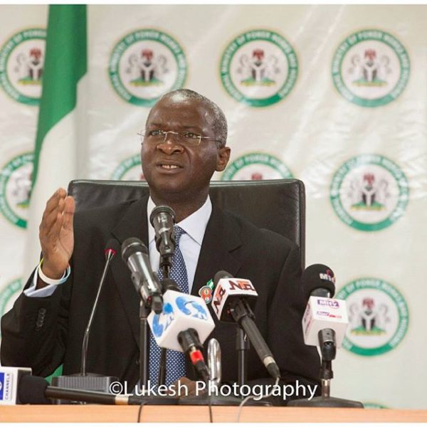 Fashola Minister of Works Plan