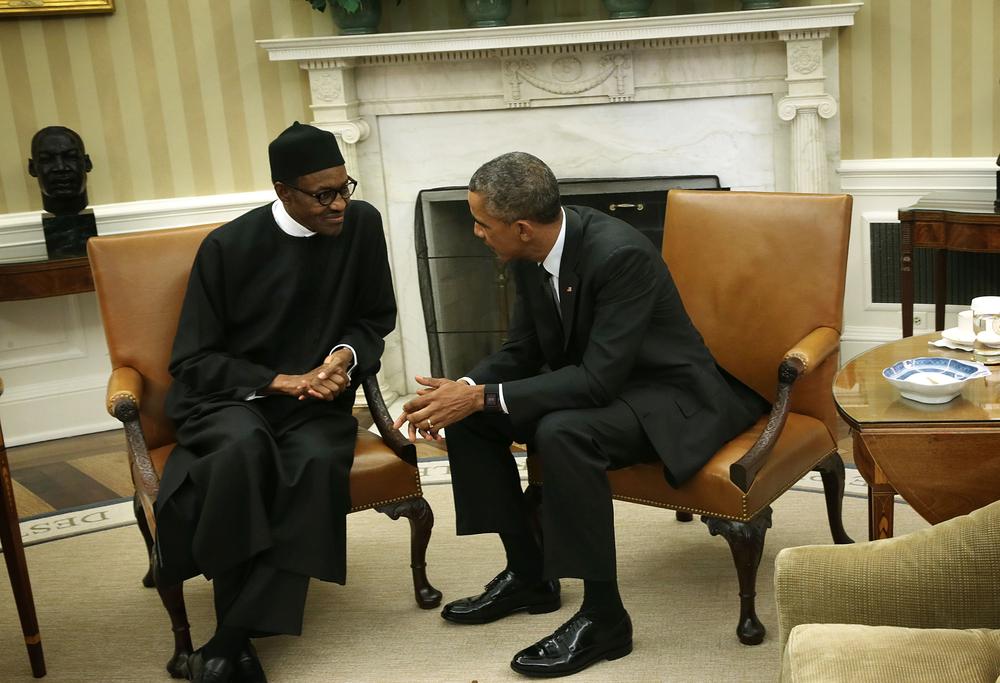 A "this gist is sweet" smile with Obama | Photo by Alex Wong/Getty Images