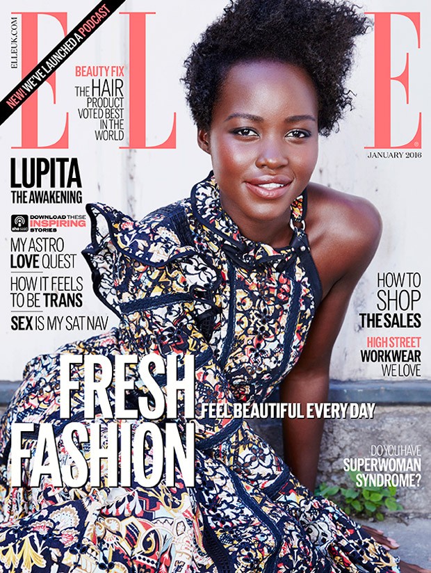 Another One! Lupita Nyong'o Lands the Cover of ELLE Magazine's January ...