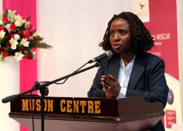 Mrs. Ifueko Omoigui Okauru, former FIRS Executive Chairperson giving keynote speech