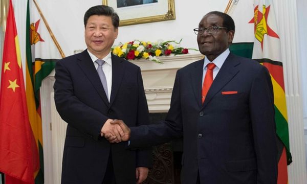 Mugabe in China