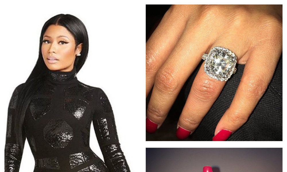 Nicki Minaj just got this HUGE Diamond Ring as her Birthday Present