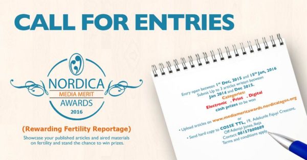 media award call for entry