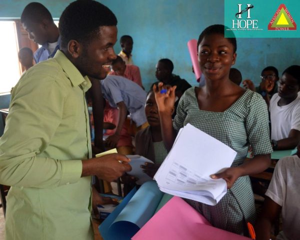 10 Project Manager Aderemi Ademiju with Student