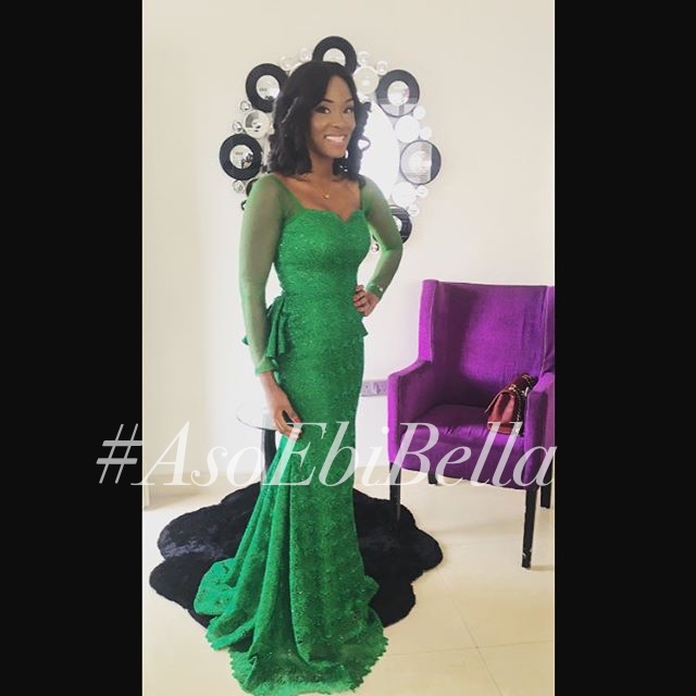 @eniolamafe in @misterboya dress, makeup by @_beautybyqueen