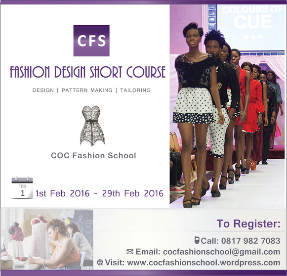 COC Fashion Design Short Course - BellaNaija - January 2016
