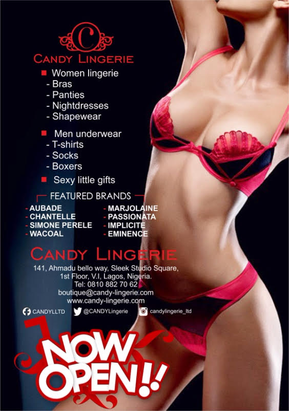 10% Off Women's Lingerie & Men's Underwear at CANDY Lingerie in Lagos, Offer Ends 30th Jan