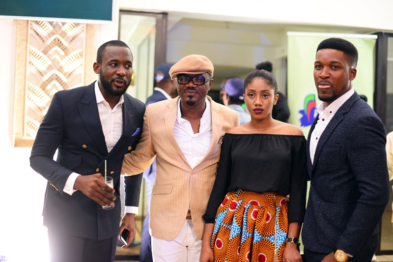 Joseph Benjamin, DJ Jimmy Jatt _ his daughter, Oyinda Wole Ojo