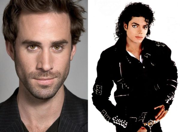 Joseph Fiennes and Michael Jackson