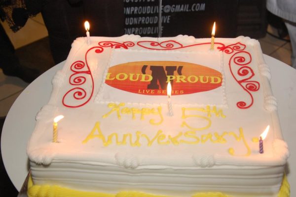 35 LoudNProudLive 5th Anniversary cake at LNPL 5th Birthday Edition tagged Music Reflections & Urban Chic