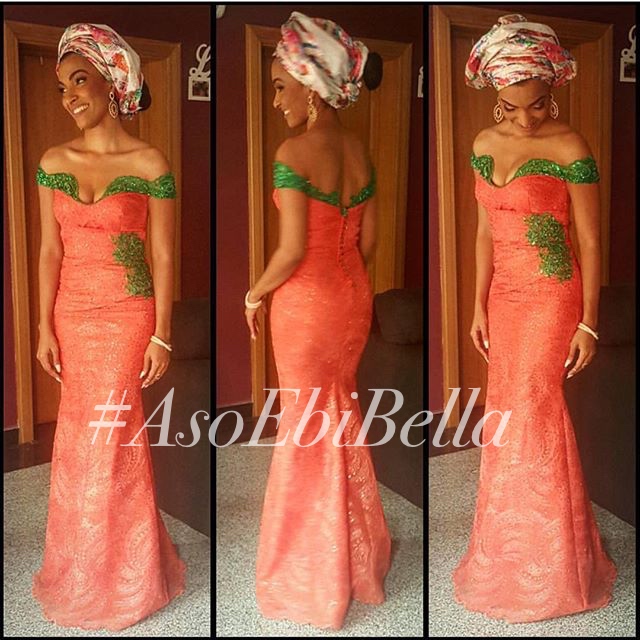 @andreagiaccaglia in dress by @aprilbykunbi