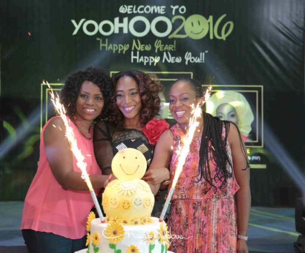 Dayo Benjamins-Laniyi flanked by Ayodeji and Ijeoma