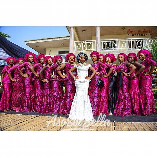 Maryam, aso ebi by @asoebi_geek, photo by @rainvedutti