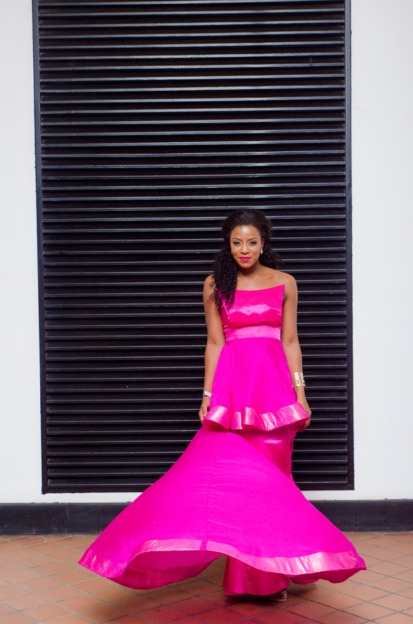 Jessica Nkosi in NN Vintage by Nhlanhla Nciza