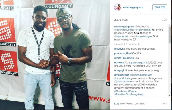 Paul Psquare and Olamide Adedeji