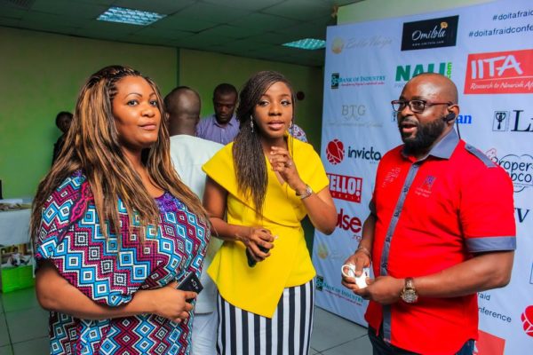 Nnenna Ajegbo, Omilola Oshikoya and Niyi Arolomaran. 