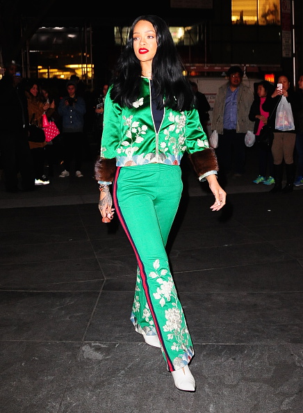 NEW YORK, NY - MARCH 28: Singer Rihanna is seen walking in Soho on March 28, 2016 in New York City. (Photo by Raymond Hall/GC Images)