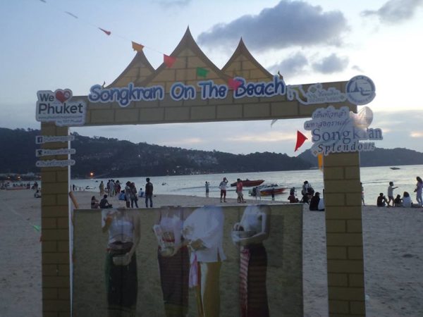 Songkran on the beach