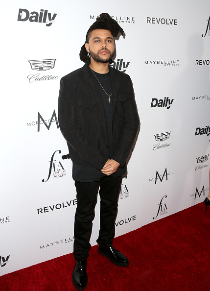 WEST HOLLYWOOD, CA - MARCH 20:  The Weeknd attends the Daily Front Row "Fashion Los Angeles Awards" at Sunset Tower Hotel on March 20, 2016 in West Hollywood, California.  (Photo by Frederick M. Brown/Getty Images)