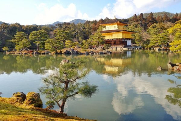 The Golden Pavillion at Kinakuji temple - Kyoto 2