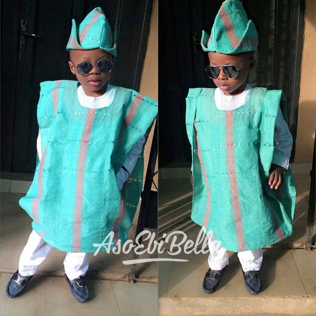 Tyrone @teetocrylics in @ardunny_aso ebi, asoebi
