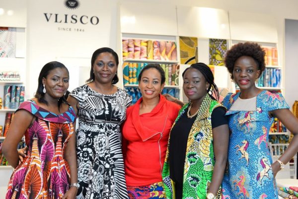 Vlisco Nigeria Team, Vlisco Ambassador Mrs. Dotun Akande and some Vlisco loyal customers