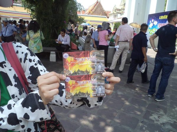 Wat Pho temple tickets