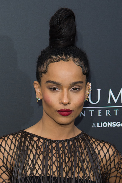 NEW YORK, NY - MARCH 14:  Actress Zoe Kravitz attends the "Allegiant" New York premiere at AMC Lincoln Square Theater on March 14, 2016 in New York City.  (Photo by Michael Stewart/Getty Images)