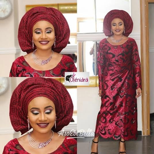@abi_kd, makeup and gele by @oteniaramakeovers